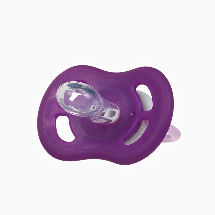 Соска - пустышка анатомическая Крошка Я  Соска - пустышка анатомическая Крошка Я "Для девочки" от 6 мес., 2 шт., держатель 1 шт. + контейнер