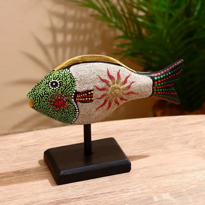 Сувенир дерево "Рыбка" на подставке МИКС 22х10х18 см