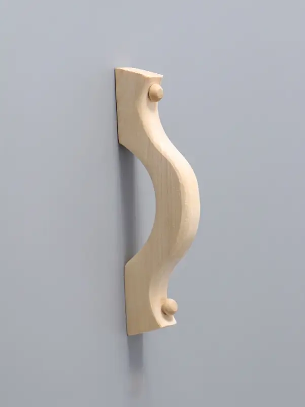 Ручка дверная из осины узкая,ширина 25мм