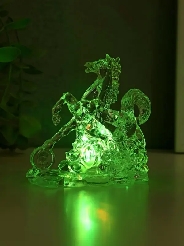 Фигурка светящаяся RISALUX «Конь на монетах» LED, RGB 3хLR1130 прозрачный 10х4,5х9,5 см Фигурка светящаяся RISALUX «Конь на монетах» LED, RGB 3хLR1130 прозрачный 10х4,5х9,5 см