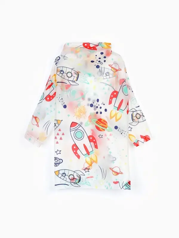 Дождевик детский &laquo;Космос&raquo;, рост 125-155