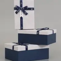 Набор подарочных коробок 3 в 1 прямоугольные 23&times;16&times;9.5 21&times;14&times;8.0 19&times;12&times;6.5 см