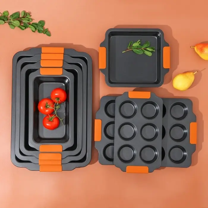 Противень для выпечки Magistro French Bakery, 41.5&times;26.5&times;5 см, антипригарное покрытие