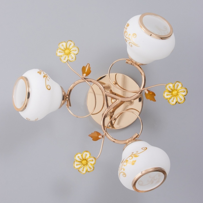 Люстра Люстра "Алана" 3х40Вт Е27 Золото МОДЕЛЬ: 2612380