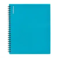 Тетрадь на спирали ErichKrause. Glance Vivid А5, 80 листов, в клетку, пластиковая обложка, блок офсет, 100% белизна, МИКС