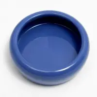 Миска, 100 мл, 10&times;3.2 см, керамика, синяя