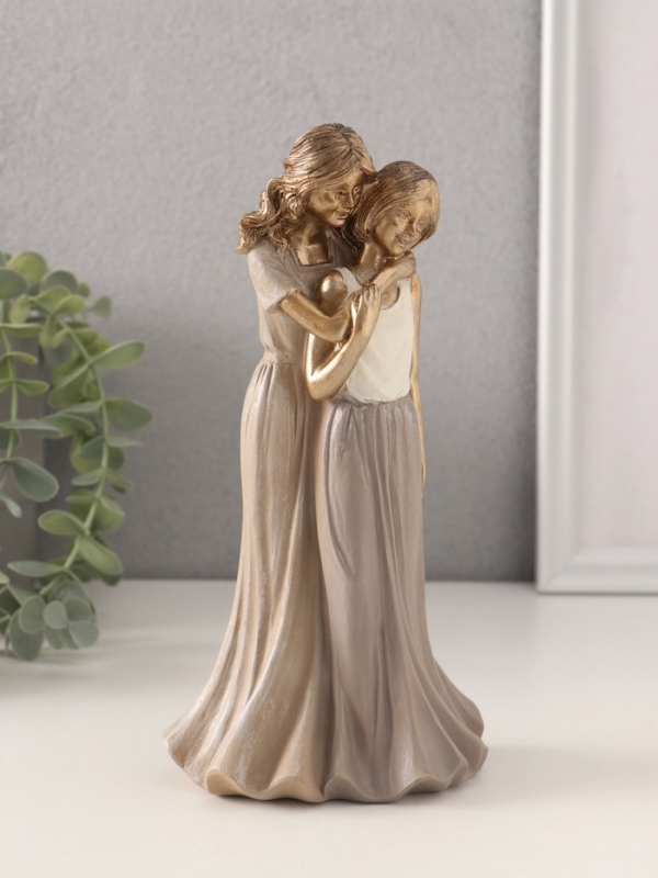 Сувенир полистоун  Сувенир полистоун "Две сестры" 10х7х20,5 см