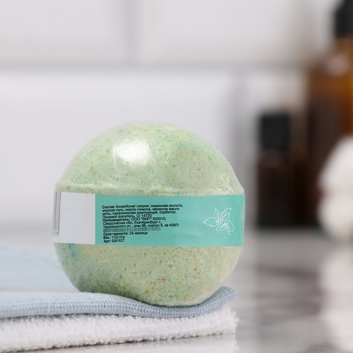 Бомбочка для ванны Бомбочка для ванны "Мята" Добропаровъ, 110 гр