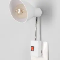 Бра в розетку &laquo;Классика&raquo; 1&times;10 Вт Е27 белый 10&times;14.5&times;25 см