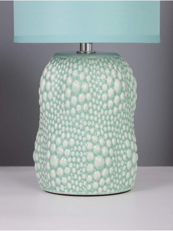 Лампа настольная Лампа настольная "Иссин" 1х40Вт Е14 бирюзовый 15х15х30см