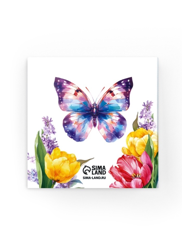 Подарочный набор: блокнот-раскраска и восковые мелки Подарочный набор: блокнот-раскраска и восковые мелки "С праздником Весны!"