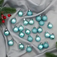 Ёлочные игрушки &laquo;Классика ассорти&raquo;, шары новогодние, d=3 см, набор 48 шт.