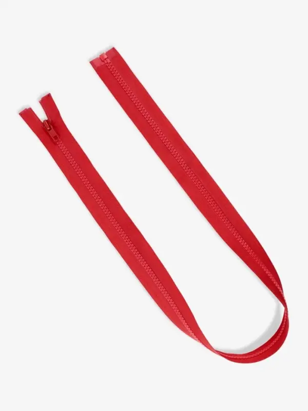 Молния &laquo;Трактор&raquo;, №5, разъёмная, замок автомат, 80 см, красная