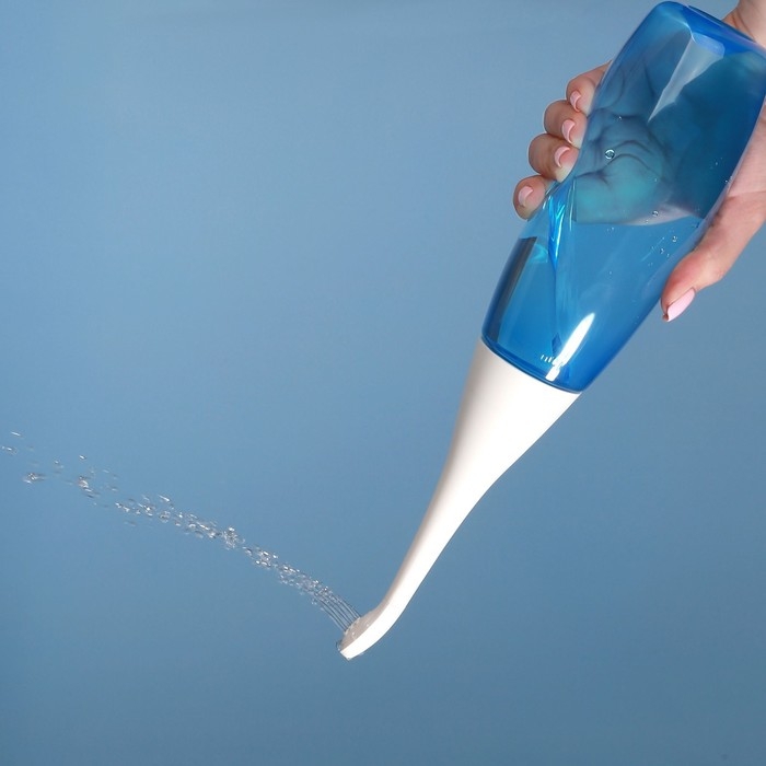 Портативный душ - биде, со сменной насадкой, 450 мл, цвет синий Портативный душ - биде, со сменной насадкой, 450 мл, цвет синий