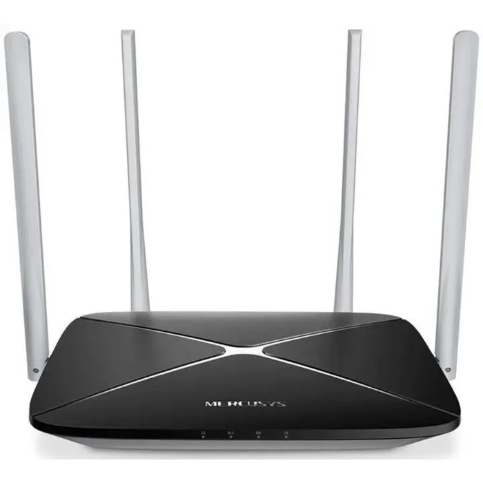 Wi-Fi роутер Mercusys  AC12, AC1200, 1167 Мбит/с, 3 порта 100 Мбит/с, чёрный Wi-Fi роутер Mercusys  AC12, AC1200, 1167 Мбит/с, 3 порта 100 Мбит/с, чёрный