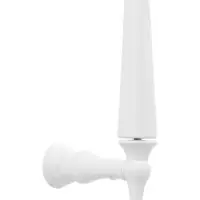 Крючок - держатель для штор CAPPIO KS053, алюминий, белый, 2 шт.