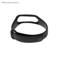 Ремешок для фитнес-браслета Mi Band 3/4 Luazon, чёрный