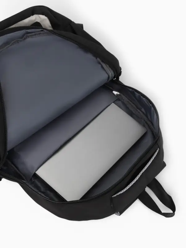 Рюкзак школьный, с пеналом, 2 отделения, 3 кармана, 31&times;14&times;44 см, чёрный