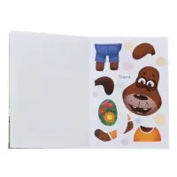 Книга - аппликация &laquo;Буренка Даша. Мои друзья&raquo;, А5, 14 стр.