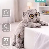 Мягкая игрушка &laquo;Кот Басик в очках&raquo;, 27 см