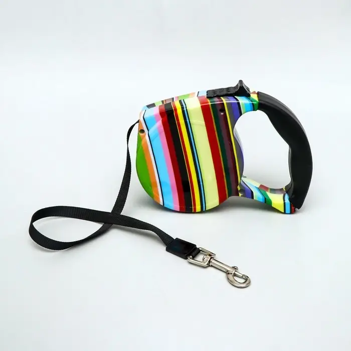 Рулетка, 5 м, до 15 кг, резиновая ручка, разноцветная