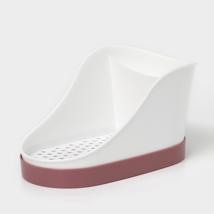 Подставка для моющих средств, пластик, цвет ягодный Подставка для моющих средств, пластик, цвет ягодный