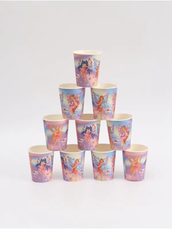 Стакан одноразовый 250 мл, набор 10 шт, ВИНКС Стакан одноразовый 250 мл, набор 10 шт, ВИНКС