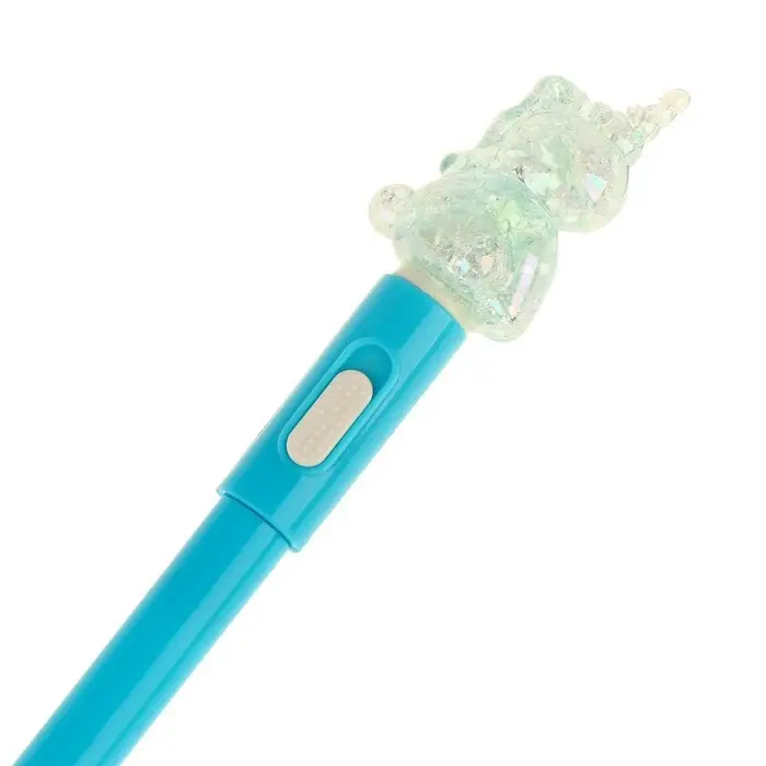 Ручка световая «Единорог», синие чернила, МИКС