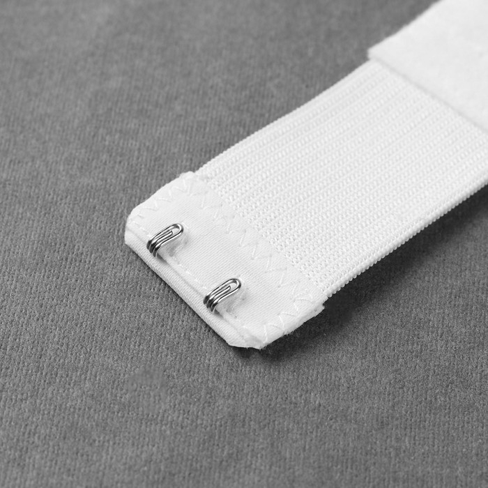 Застёжка-удлинитель для бюстгальтера, 3 ряда 2 крючка, 3,2 × 10,5 см, 3 шт, цвет белый/бежевый/чёрный Застёжка-удлинитель для бюстгальтера, 3 ряда 2 крючка, 3,2 × 10,5 см, 3 шт, цвет белый/бежевый/чёрный