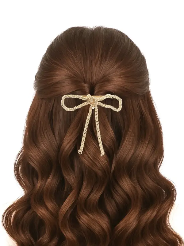 Заколка - автомат для волос QF &laquo;Сентаза&raquo;, 7.5 см, золото