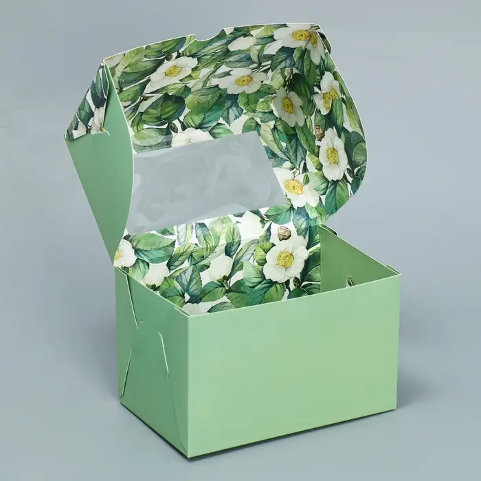 Коробка для капкейков, кондитерская упаковка двухсторонняя, 2 ячейки, «Счастливых моментов», 16 х 10 х 10 см Коробка для капкейков, кондитерская упаковка двухсторонняя, 2 ячейки, «Счастливых моментов», 16 х 10 х 10 см