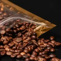 Пакет дой-пак, матовый, золотой, с прозрачной стенкой,14 х 20 х 8 см Пакет дой-пак, матовый, золотой, с прозрачной стенкой,14 х 20 х 8 см