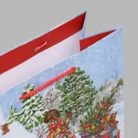 Пакет подарочный ламинированный &laquo;Радость новогодняя&raquo;, M 26&times;32&times;12 см