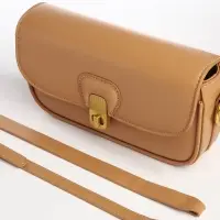 Сумка женская багет TEXTURA на молнии, 21&times;6&times;11 см, светло-коричневая