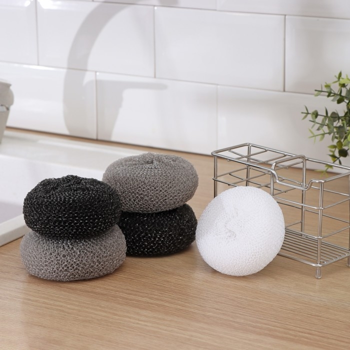 Губки для посуды Raccoon «Бублик», 5 шт, 9×9×5 см Губки для посуды Raccoon «Бублик», 5 шт, 9×9×5 см