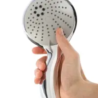 Лейка для душа ZEIN Z0013, большая, пластик, 3 режима, цвет хром