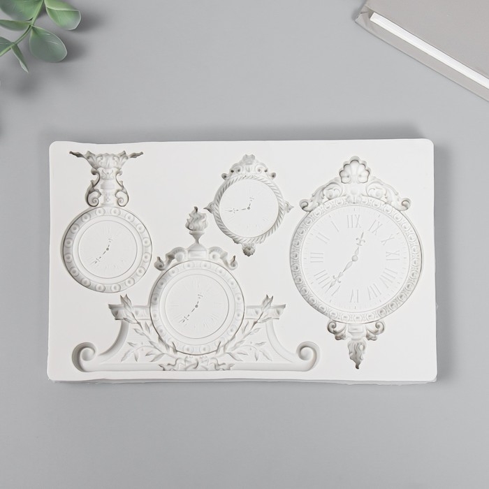 Молд силикон Молд силикон "Старинные часы" 4 предмета 1х11,5х18,5 см