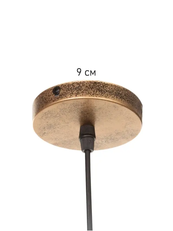 Светильник подвесной BayerLux William, 1&times;40 Вт, Е27, золотисто-чёрный, 40&times;40&times;35-100 см