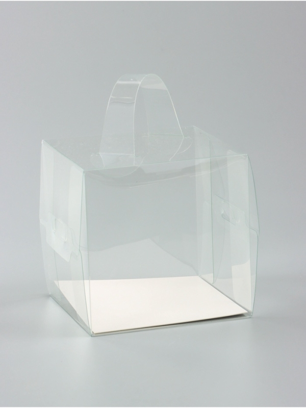 Коробка с PVC для десертов 11 х 11 х 11 см Коробка с PVC для десертов 11 х 11 х 11 см