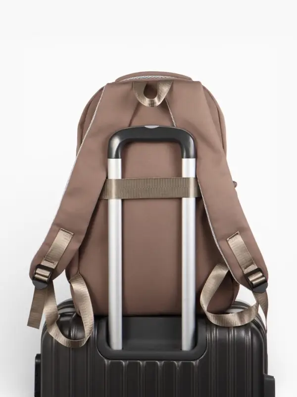 Рюкзак школьный &laquo;Котик&raquo;, 3 кармана, 2 отделения, 29&times;14&times;44 см, бежевый