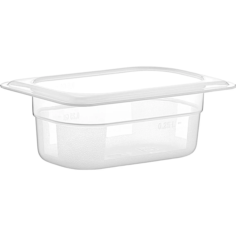 Гастроемкость 1/9 h= 65 мм. 0,5 л. п/п прозрачная GP (76784)