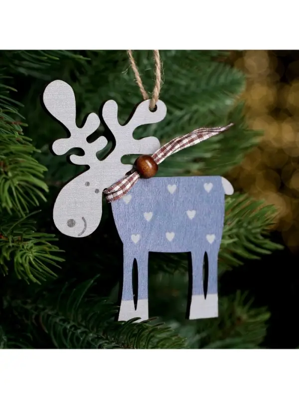 Елочная игрушка Лесная мастерская &laquo;Смешной олень&raquo;, МИКС