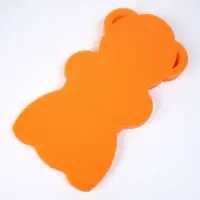 Подкладка для купания макси &laquo;Мишка&raquo;, оранжевая, 55&times;30&times;6 см