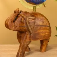 Глобус сувенирный, 22×12.5×353.5 см, подставка дерево