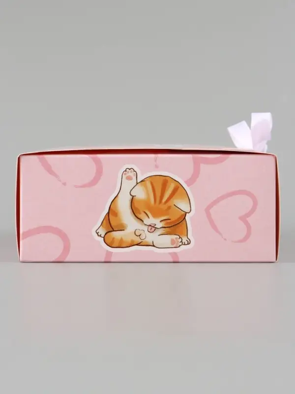 Коробка подарочная самосборная &laquo;Держи подарочек&raquo;, 16.5&times;12&times;5 см, с лентой