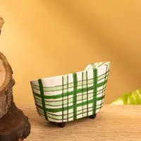 Мебель для кукол &laquo;Кресло клетчатое&raquo;, 6&times;3.5&times;5 см, дерево, зелёная