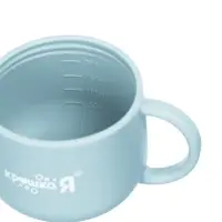 Посуда детская силиконовая, 7 предметов, голубой, Крошка Я
