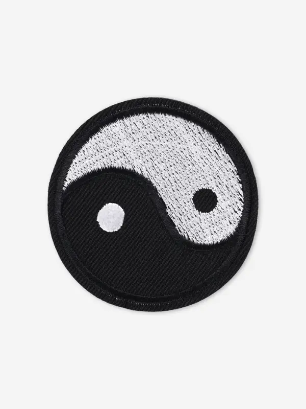 Термоаппликация «Инь и Ян», d=6 см, разноцветная Термоаппликация «Инь и Ян», d=6 см, разноцветная