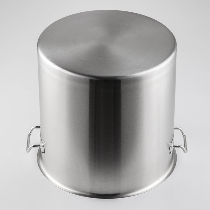 Кастрюля из нержавеющей стали Hanna Knövell HoReCa, 25 л, толщина 0,8 мм, 201 сталь, металлическая крышка Кастрюля из нержавеющей стали Hanna Knövell HoReCa, 25 л, толщина 0,8 мм, 201 сталь, металлическая крышка