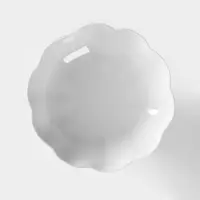 Конфетница Добрушский завод &laquo;Бельё&raquo;, фарфор, 300 мл, h=15.2 см, белая